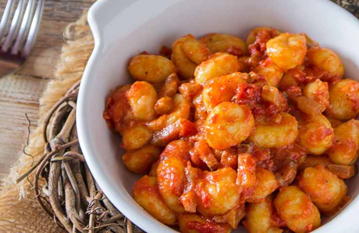 gnocchi all'Amatriciana