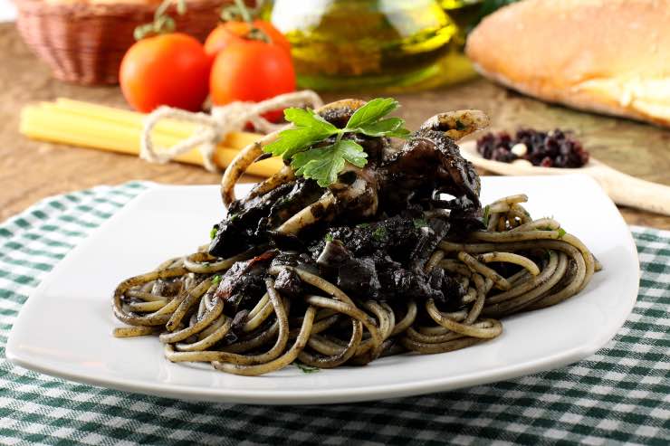 pasta nero di seppia, preferita da diletta leotta 