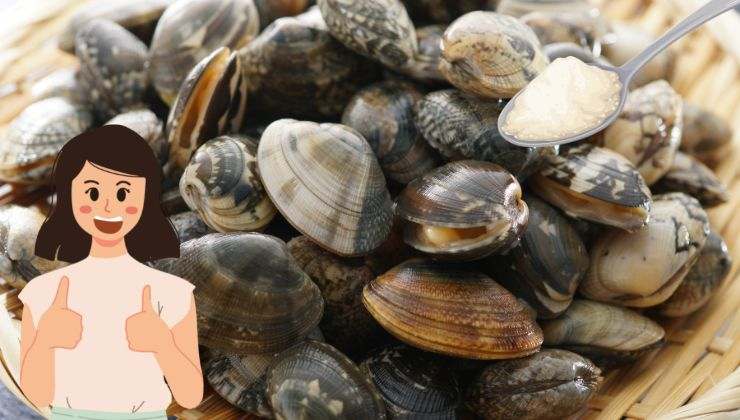 come eliminare sabbia dalle vongole